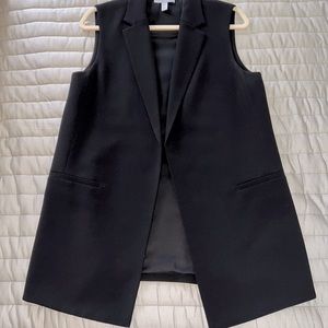 💥DYLAN GRAY Black Sleeveless Blazer, Size 8